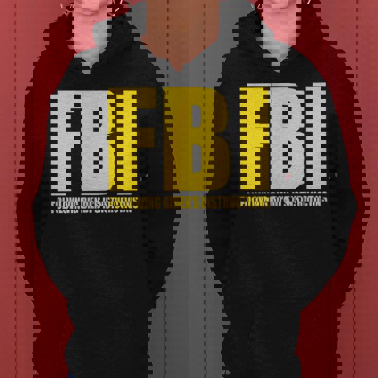 Fbi Bidenの指示に従うアパレル 面白い 男性 女性 レディースパーカー