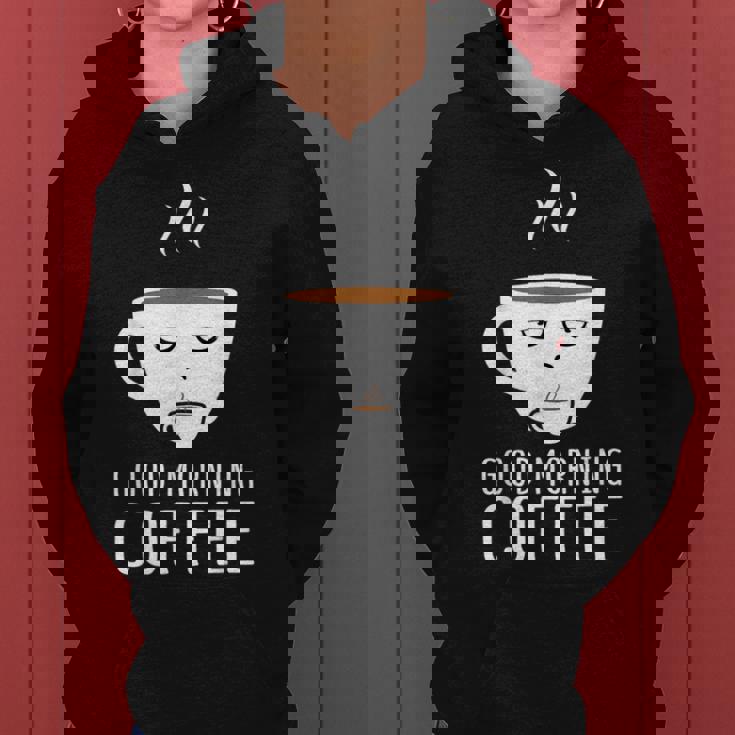 Good Morning Coffee-疲れた人のためのカフェイン レディースパーカー