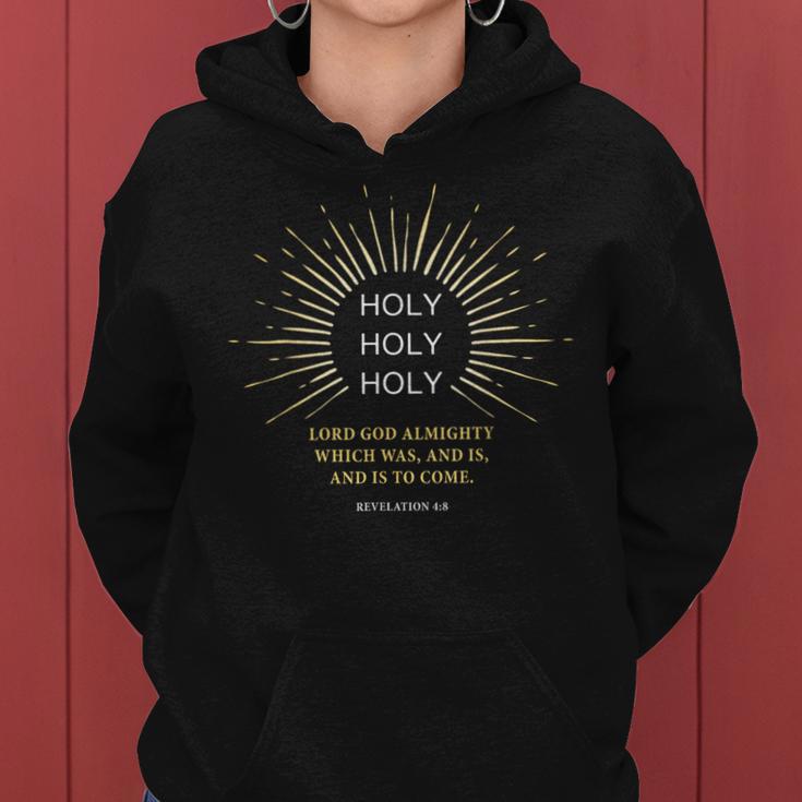 Holy Holy Holy Lord God Almighty – Christian Faitherse レディースパーカー