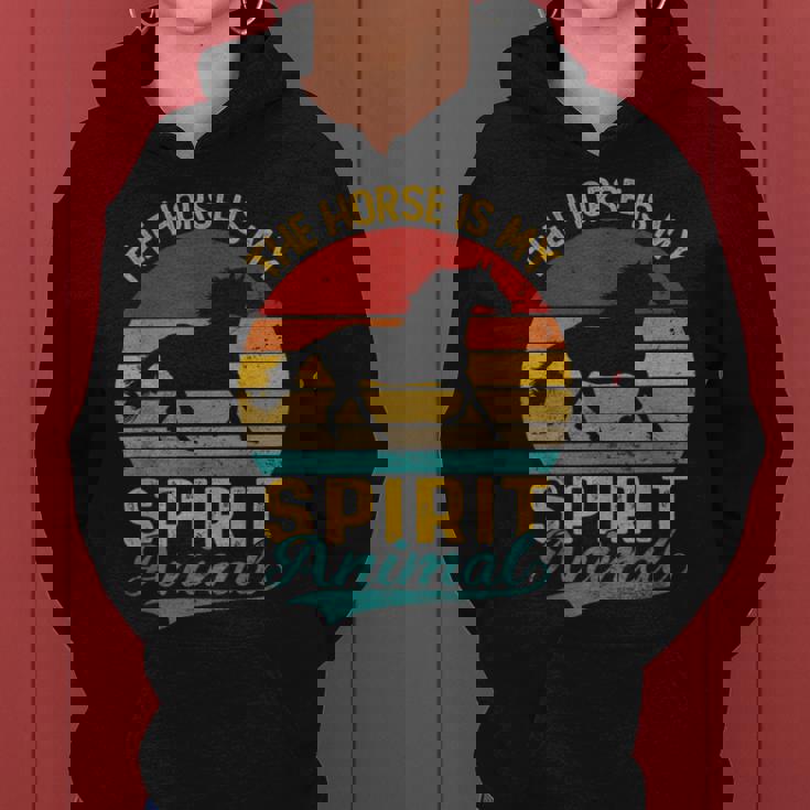 The Horse Is Mypirit アニマルシャツ entage Horse レディースパーカー