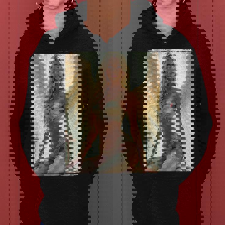 Hot Girl On 男性用 セクシーな天使の座り グランジ 長袖tシャツ レディースパーカー