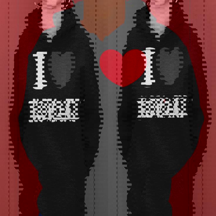 I Love Komaki アイラブ小牧 レディースパーカー