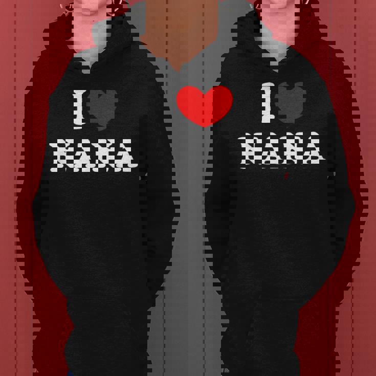 I Love Nana 私は愛する Nana レディースパーカー