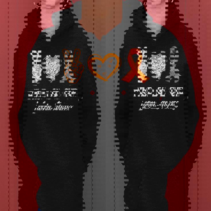 Peace Love Cure 白血病 意識啓発 男性 女性 子供 白血病 レディースパーカー