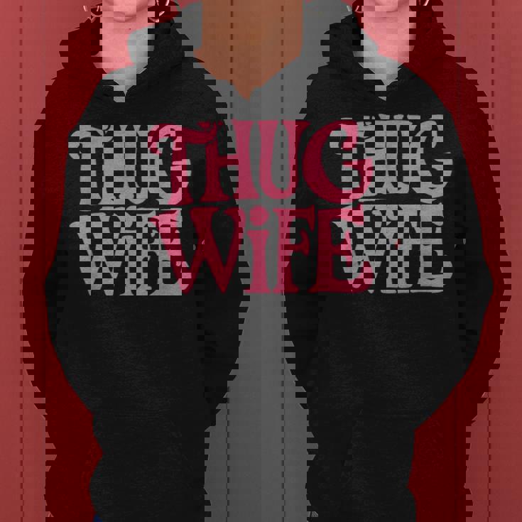 Pink Thug Wife クラシックなギャングスタイルのレトロなステートメント レディースパーカー