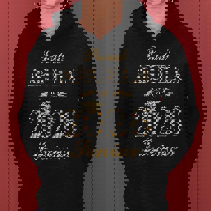 Proud Abuela Of A 2026 シニア 卒業 長袖tシャツ レディースパーカー