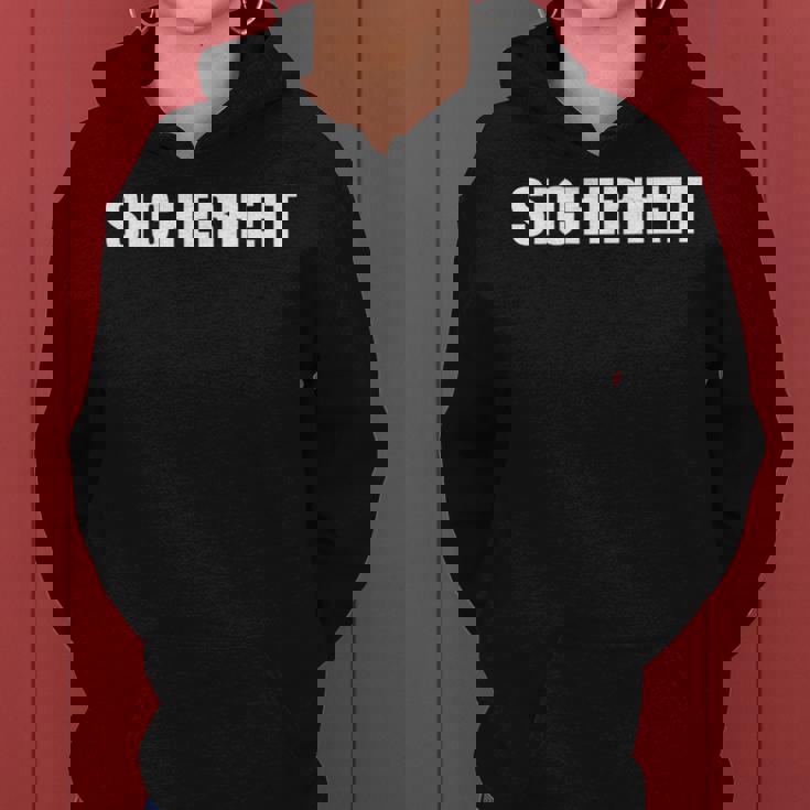 Sicherheit -Ecurity Guard Uniform And German レディースパーカー