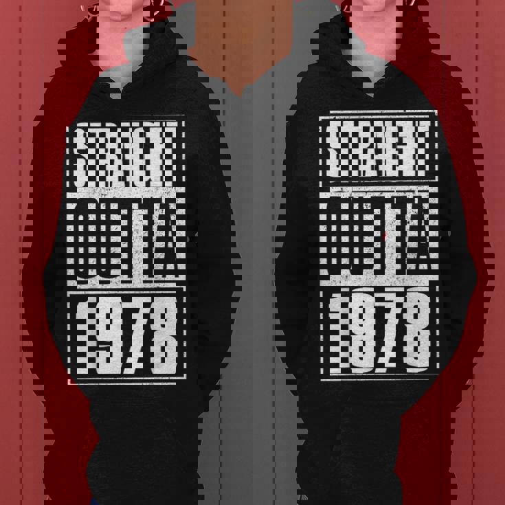 Straight Outta 1978 Womenintage 1978 Birth Of Birthday レディースパーカー