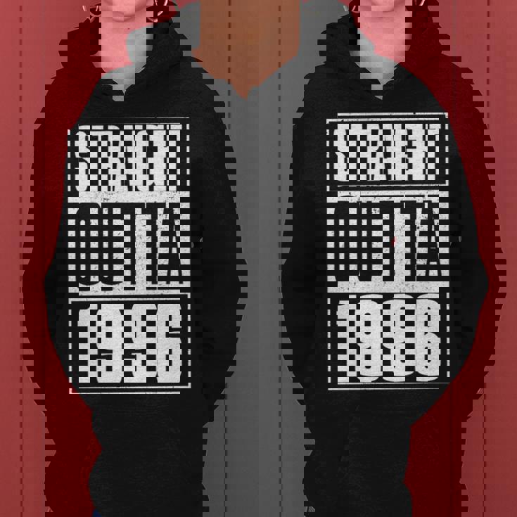 Straight Outta 1996 Womenintage 1996 Birth Of Birthday 長袖tシャツ レディースパーカー