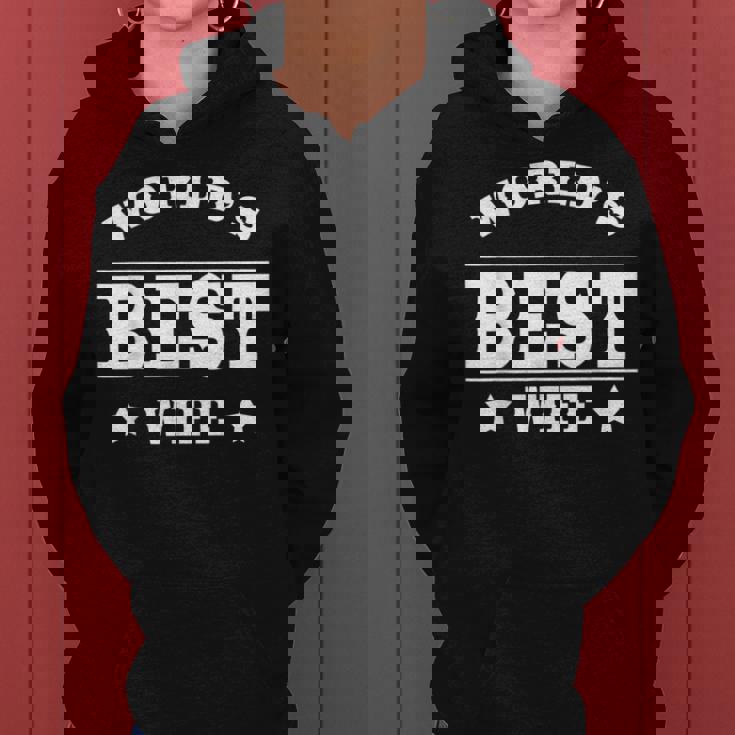 World's Best Wife 面白いウェディングギフトシャツ レディースパーカー