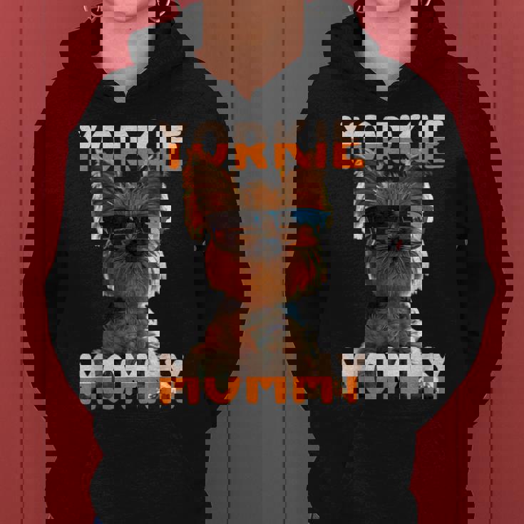 Yorkie Mommyヨーキー ママ 母親 母の日 ママ かわいい ヨークシャー・テリア レディースパーカー