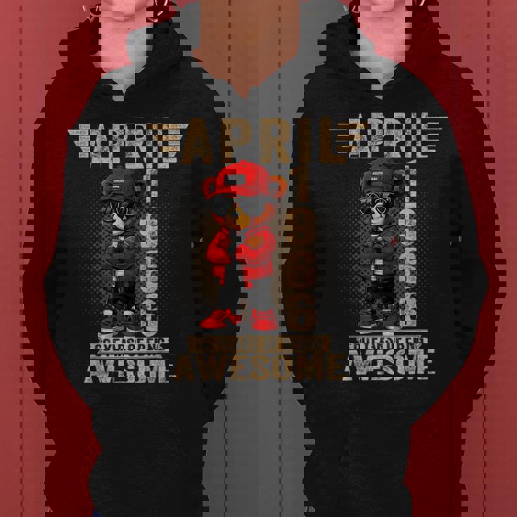 オンバック 4月60日 誕生日 男性 女性 1966年 テディベア レディースパーカー