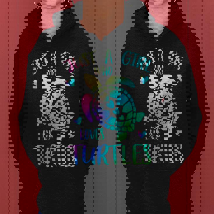 カメが大好きなただの女の子 かわいいパステルカメ レディースパーカー