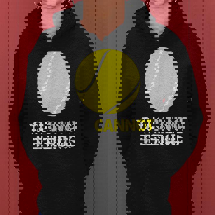 テニス ユーモア You Cannot Beerious ラケット スポーツ レディースパーカー