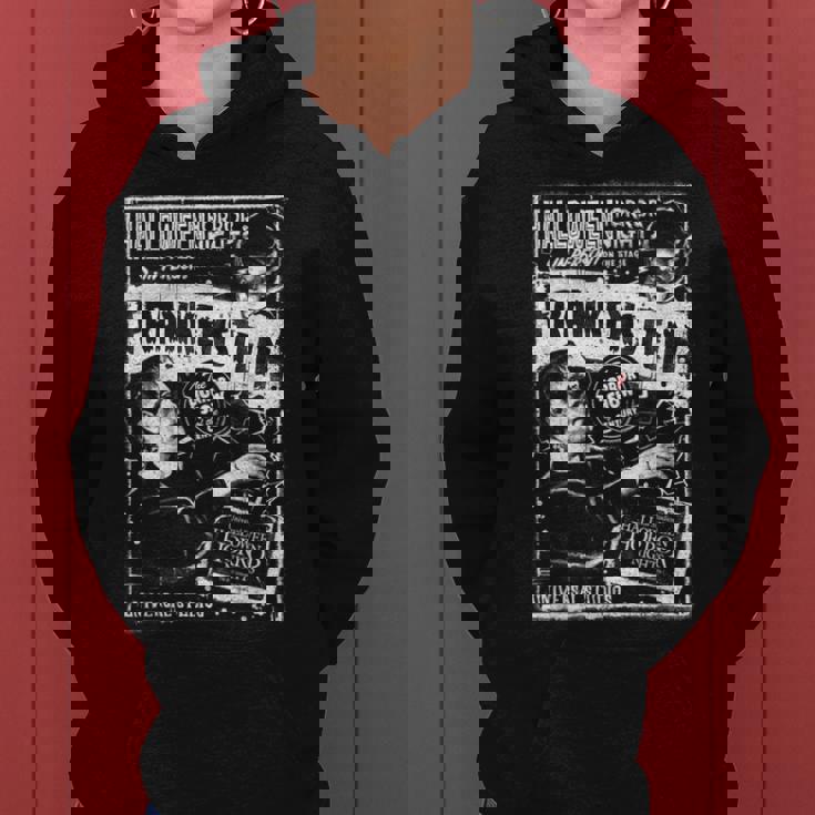 ハロウィンホラーナイト フランケンシュタイン&フランケンシュタインの花嫁 レディースパーカー