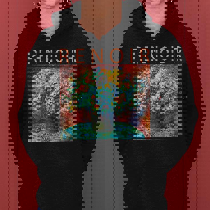 ルノワール 面白いtシャツ 名作アート 菊の花 絵画 メンズ レディース 面白い 服 美術 おもしろ レディースパーカー