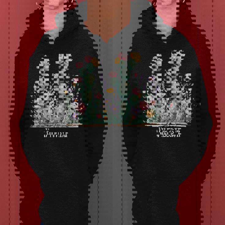 ワイルドフラワー ボヘミアン 砂漠の花 レディースパーカー