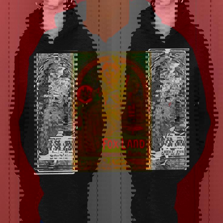 ヴィンテージ ジャマイカ ラム広告ポスター 女の子 アルフォンスミュシャ 長袖tシャツ レディースパーカー