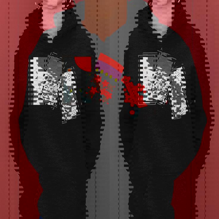 日本の伝統工芸品 花札 男性 女性 長袖tシャツ レディースパーカー