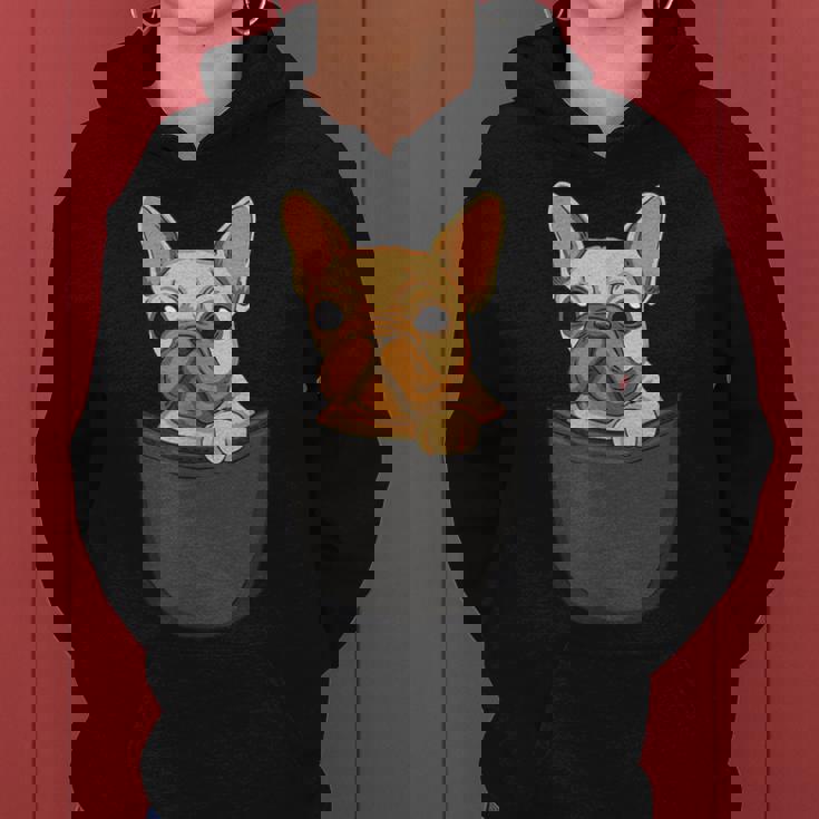 男性用、女性、子供用の胸ポケットに入った面白い子犬。 レディースパーカー