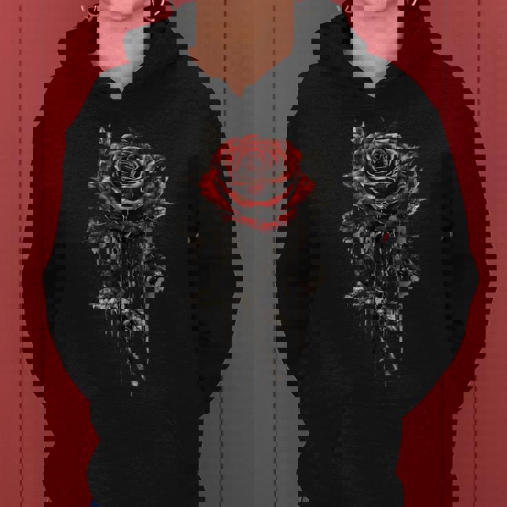 赤薔薇 花 ボタニスト ガーデン ガーデニング 花 バラ レディースパーカー