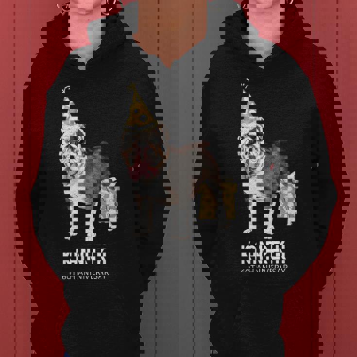 還暦祝い 犬好き 男性 女性 父 母 還暦 お祝い 60歳 かわいい 犬 ブルドッグ おしゃれ おもしろ 長袖tシャツ レディースパーカー