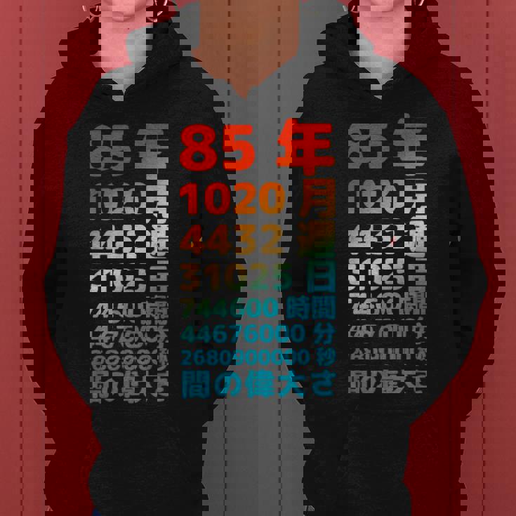 面白い85歳の誕生日の古いメーター 面白い85歳のギフト 女性 男性 面白い電卓 85歳の誕生日のギフト レディースパーカー