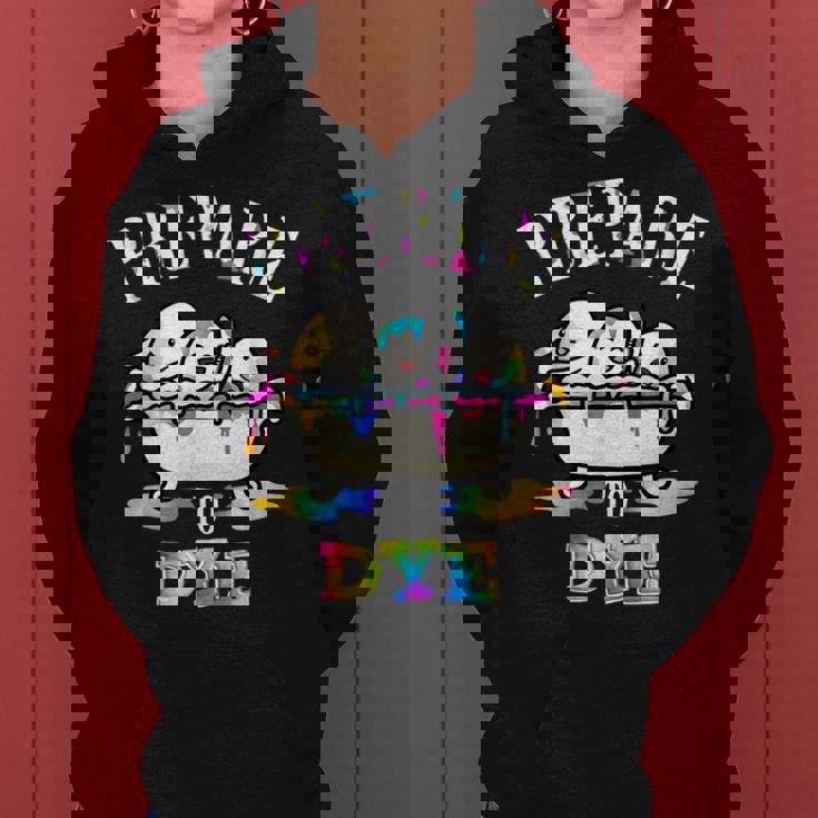 面白いイースターしゃれ。染める準備をする卵狩り。男性、女性、子供用。 レディースパーカー