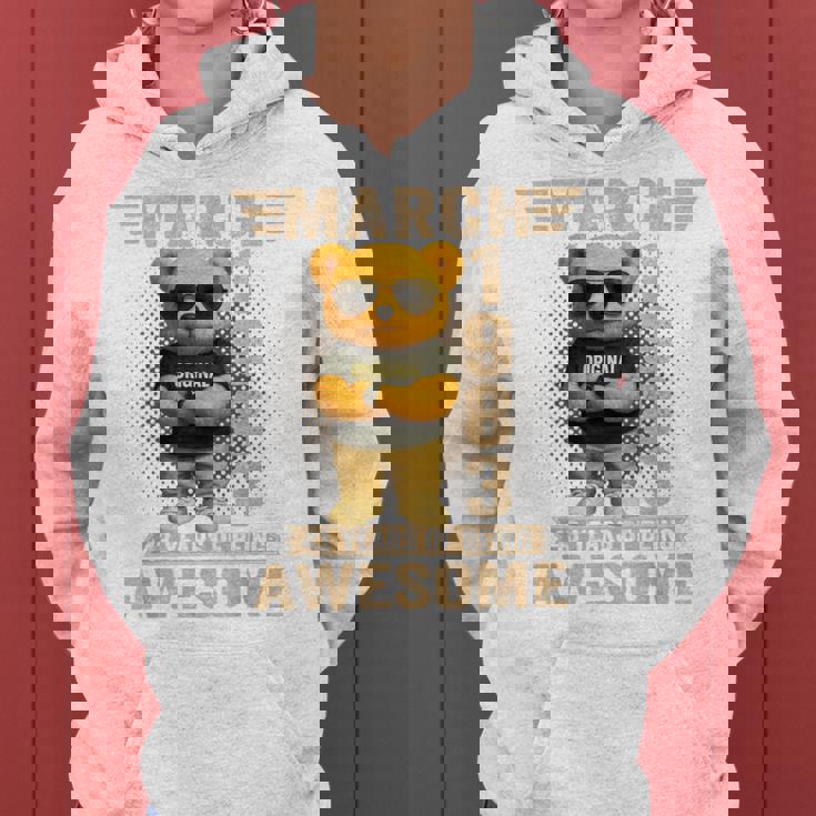 43歳 1983年3月 テディベア 43歳 誕生日 男性 女性 レディースパーカー