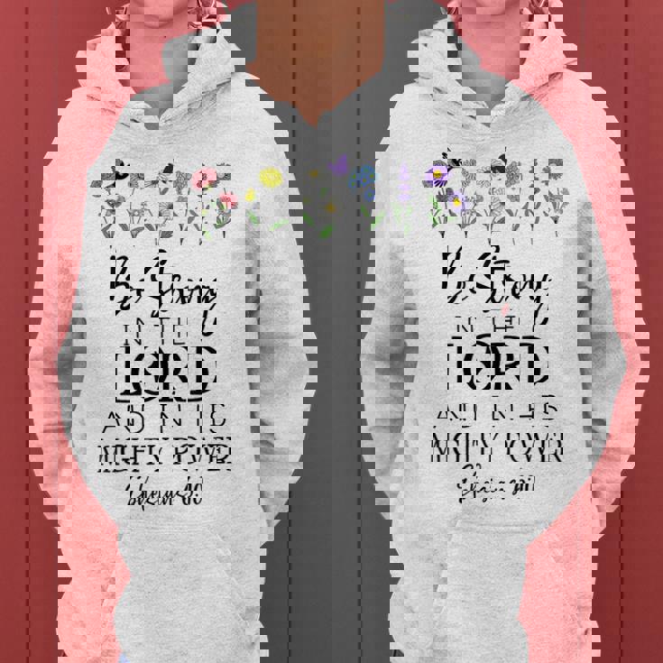 Betrong In The Lord Christian Ephesians 6 レディースパーカー