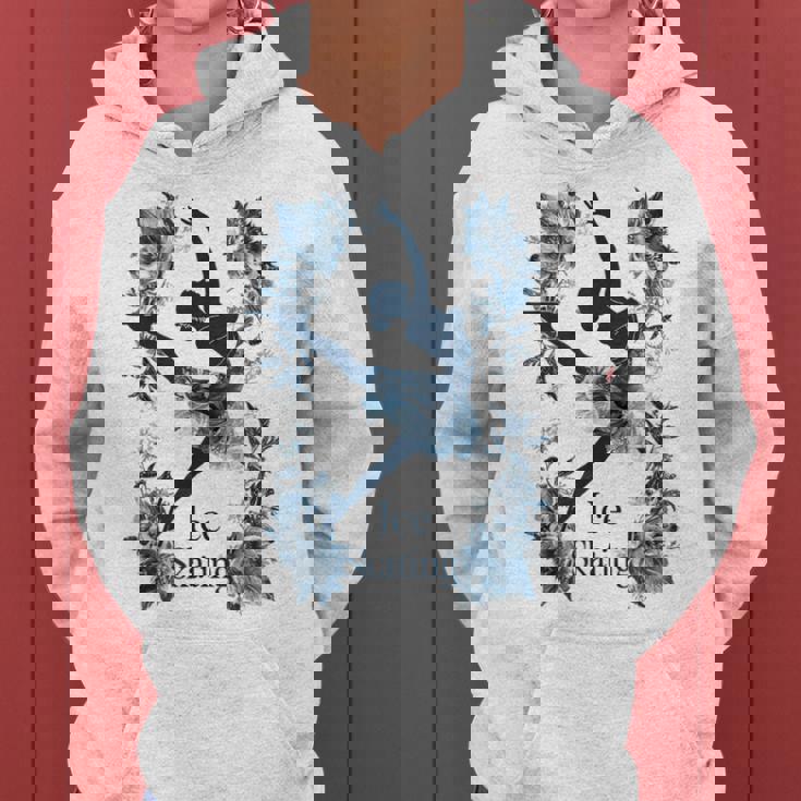 Floral Ice スケーター ダンシング スポーツ フィギュアスケート レディースパーカー