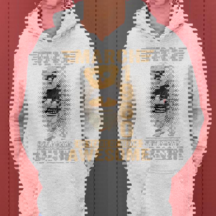 オンバック 3月66日 誕生日 男性 女性 1960年 テディベア レディースパーカー