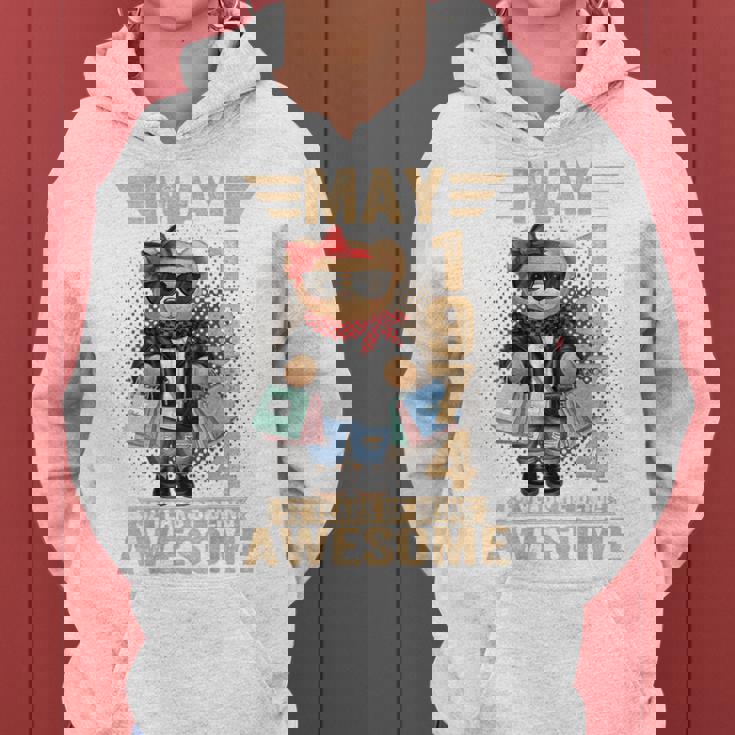 オンバック 5月52日 誕生日 男性 女性 1974年 テディベア レディースパーカー