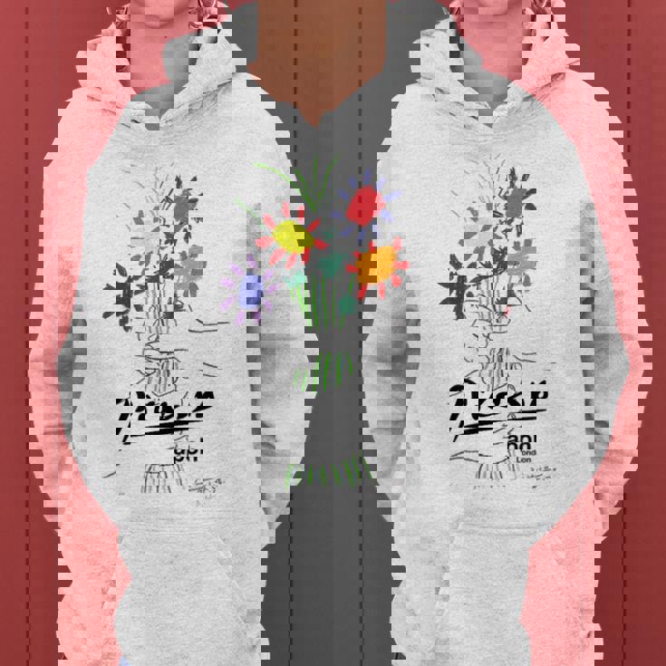 パブロ・ピカソ 平和の花 作品 描画 Papl2192 レディースパーカー