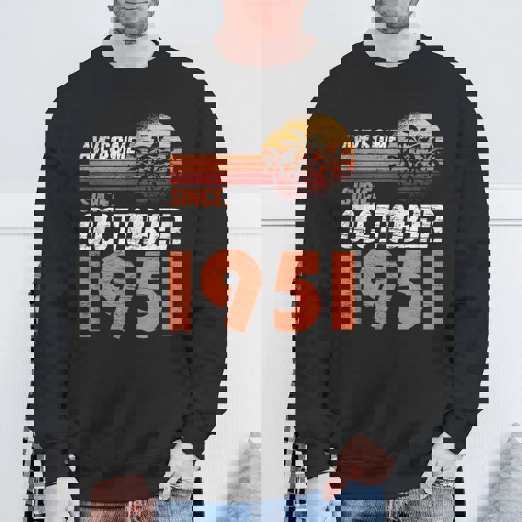 1951年10月 誕生日 スウェットシャツ 高齢者への贈り物