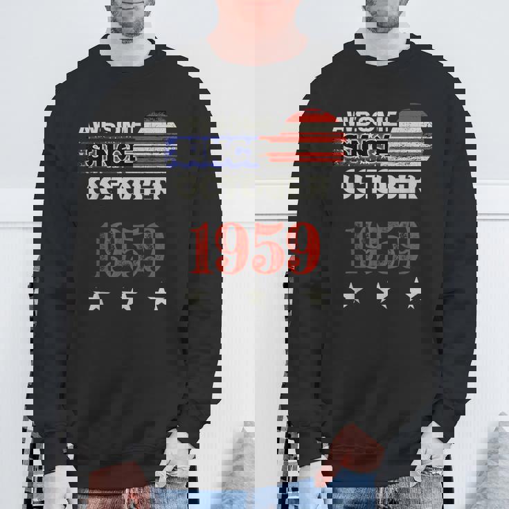 1959年以来素晴らしいヴィンテージアメリカ国旗クラシック1959年10月。 スウェットシャツ 高齢者への贈り物