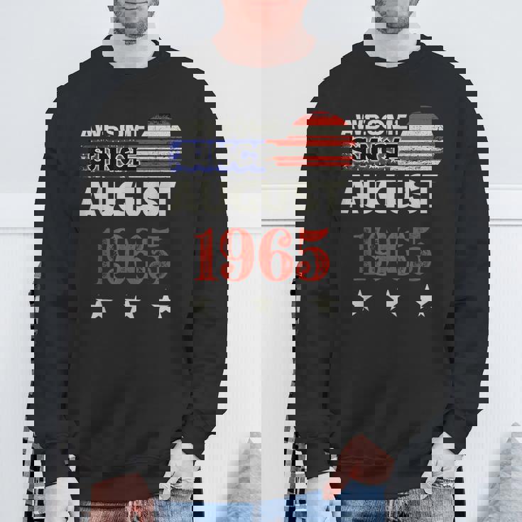 1965年以来素晴らしいヴィンテージアメリカ国旗クラシック1965年8月。 スウェットシャツ 高齢者への贈り物