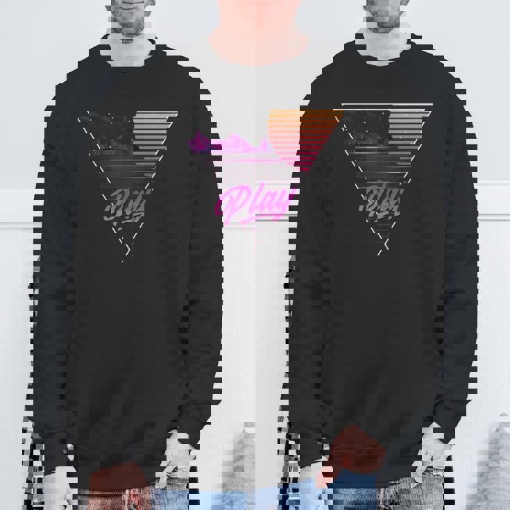 1980年代ynthwave ギフトtシャツ ゲーマーtシャツ レトロスタイリング スウェットシャツ 高齢者への贈り物