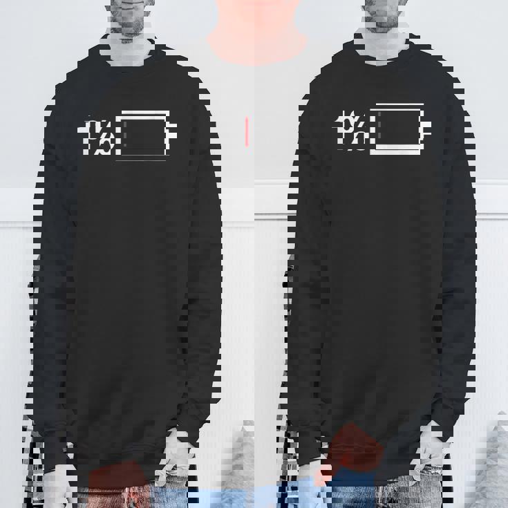 1バッテリーアイコン1。 スウェットシャツ 高齢者への贈り物