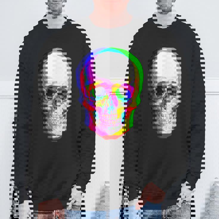 3Dスカル。 スウェットシャツ 高齢者への贈り物