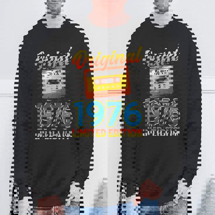 50 歳の誕生日プレゼント男性 1976 年 レトロ ビンテージ テープ スウェットシャツ 高齢者への贈り物