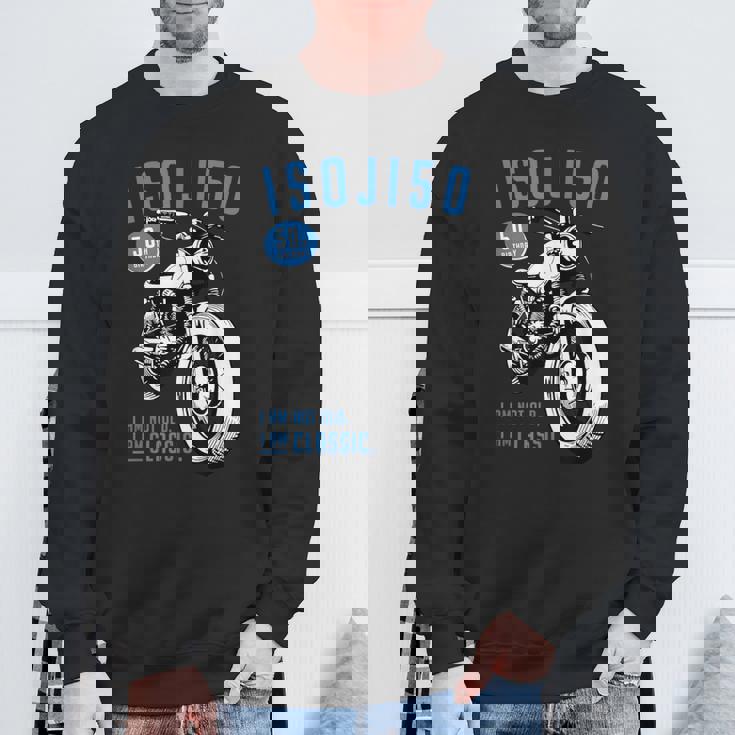 50歳 早寿お祝い 五十路 バイク好き 車好き クラシックバイク I'm Not Old I'm Classic スウェットシャツ 高齢者への贈り物