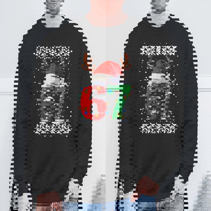 6 7 Couple Pajamas Six Seven Matching 67 Ugly Christmas Sweatshirt Gifts for Old Men