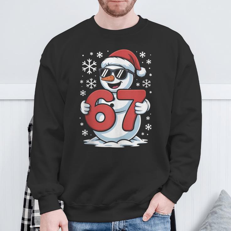 6 7 Snowman Christmas Pajamas 67 Meme Six Seven Bruh Sweatshirt Gifts for Old Men 6 7 Snowman Christmas Pajamas 67 Meme Six Seven Bruh Sweatshirt Gifts for Old Men