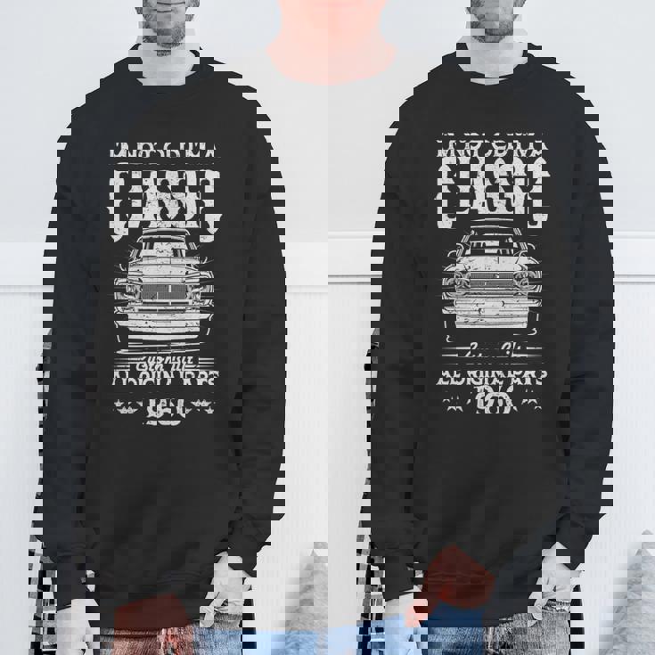 66 歳のギフト ヴィンテージ クラシックカー 1960 66 歳の誕生日 長袖tシャツ スウェットシャツ 高齢者への贈り物