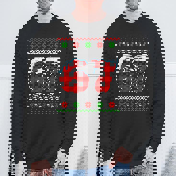 67 Meme Six Seven Meme Slang Christmas Ugly Sweater Sweatshirt Gifts for Old Men