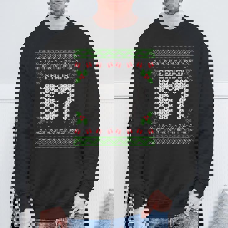 67 Santa Ugly Sleigh Six Seven Christmas Sweatshirt Gifts for Old Men