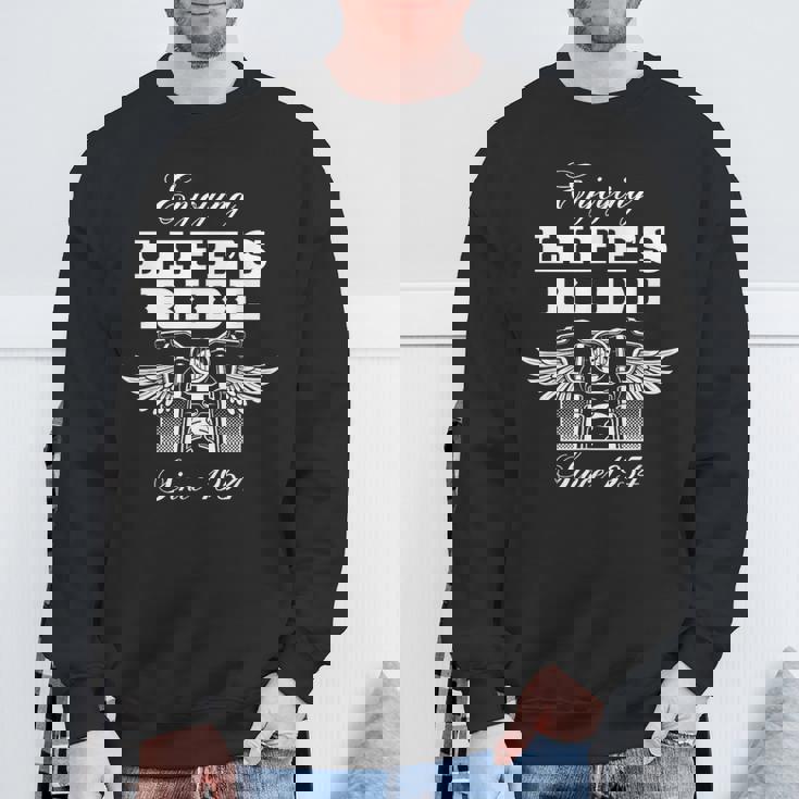 70歳 モーターサイクリスト モーターサイクル ライダー 1954 70歳の誕生日 スウェットシャツ 高齢者への贈り物