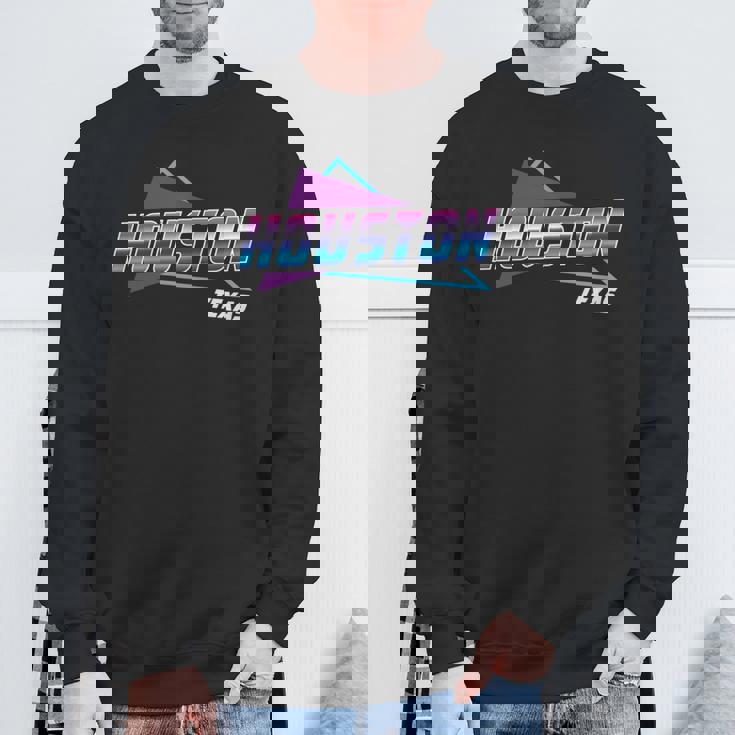 80S Houston 80年代ヒューストン 長袖tシャツ スウェットシャツ 高齢者への贈り物