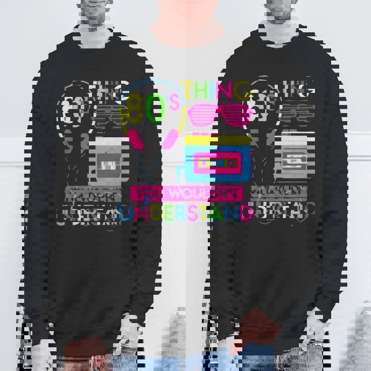 80年代コスチューム 1980年代テーマ パーティー 80年代スタイル ファッション衣装 スウェットシャツ 高齢者への贈り物